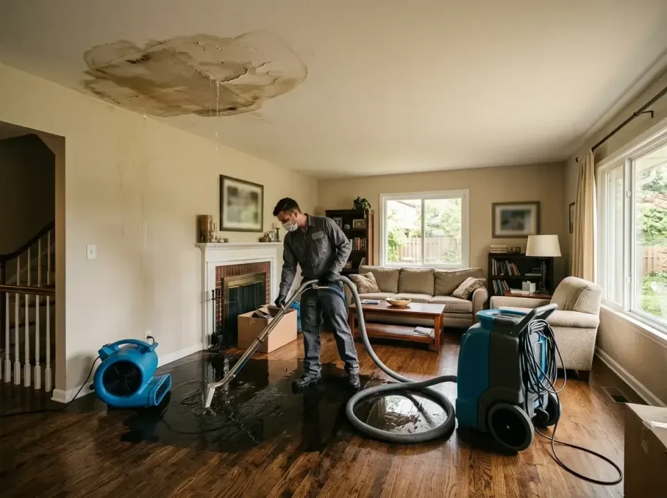 attic-pipe-burst-ceiling-drip-008 — frequently asked questions, Water Damage Restoration & Carpet Care in Silver Creek, NY